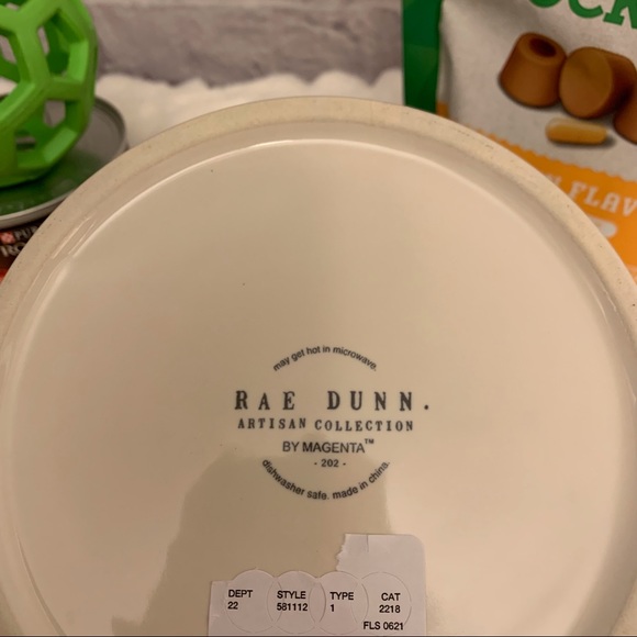 🎉HP🎉 Rae Dunn Artisan Collection All Mine Dog Bowl - Picture 7 of 9